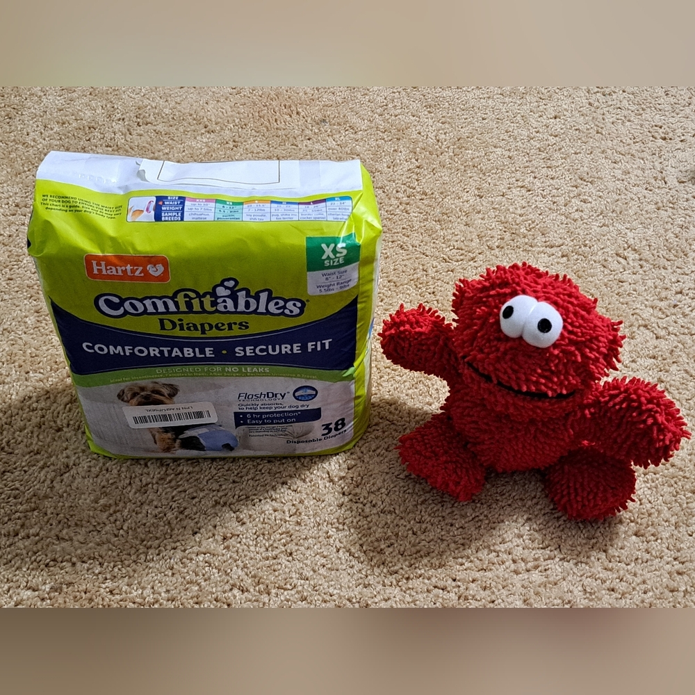 Dog Diapers & Dog Toy Bundle